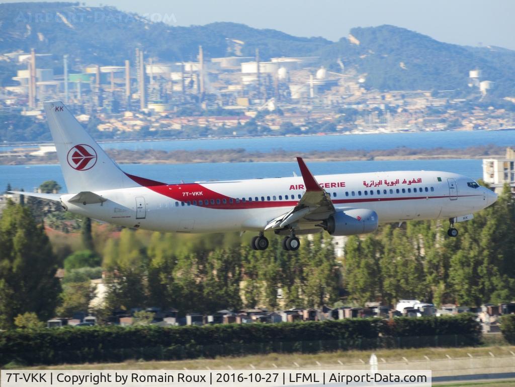 7T-VKK, 2015 Boeing 737-8D6 C/N 60747, Landing