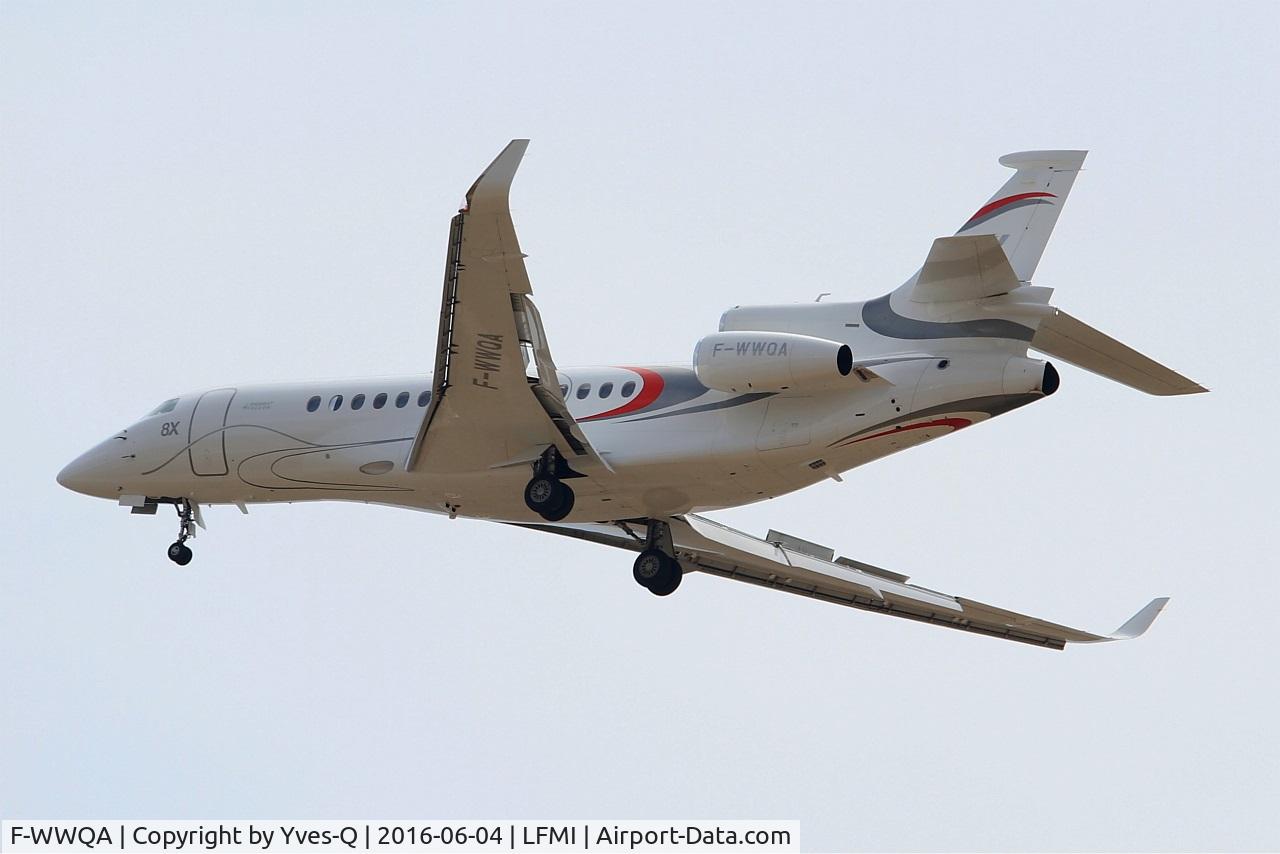 F-WWQA, 2014 Dassault Falcon 8X C/N 401, Dassault Falcon 8X, On display, Istres-Le Tubé Air Base 125 (LFMI-QIE) open day 2016