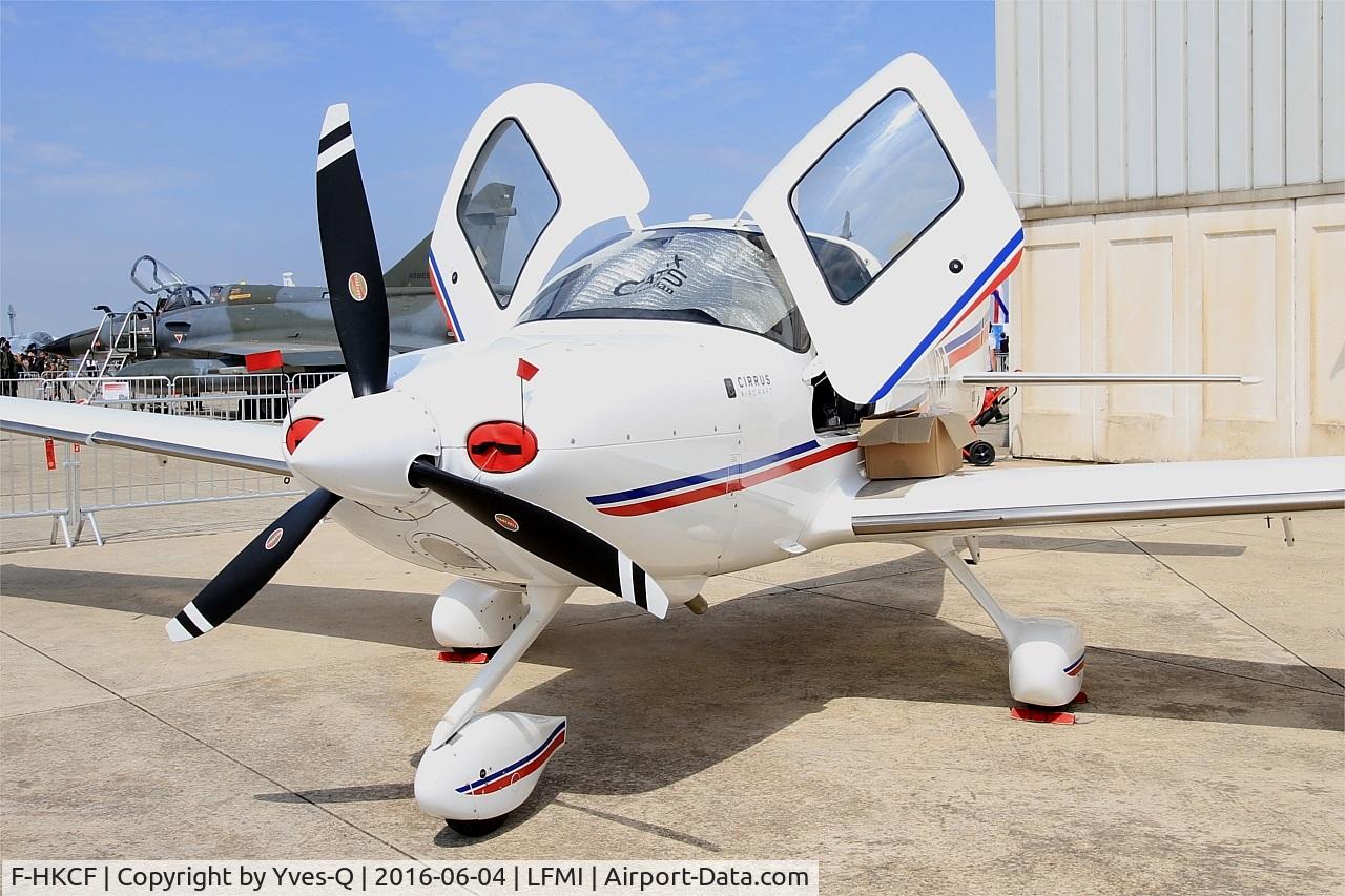 F-HKCF, 2012 Cirrus SR22 C/N 3874, Cirrus SR22, Static display, Istres-Le Tubé Air Base 125 (LFMI-QIE) open day 2016
