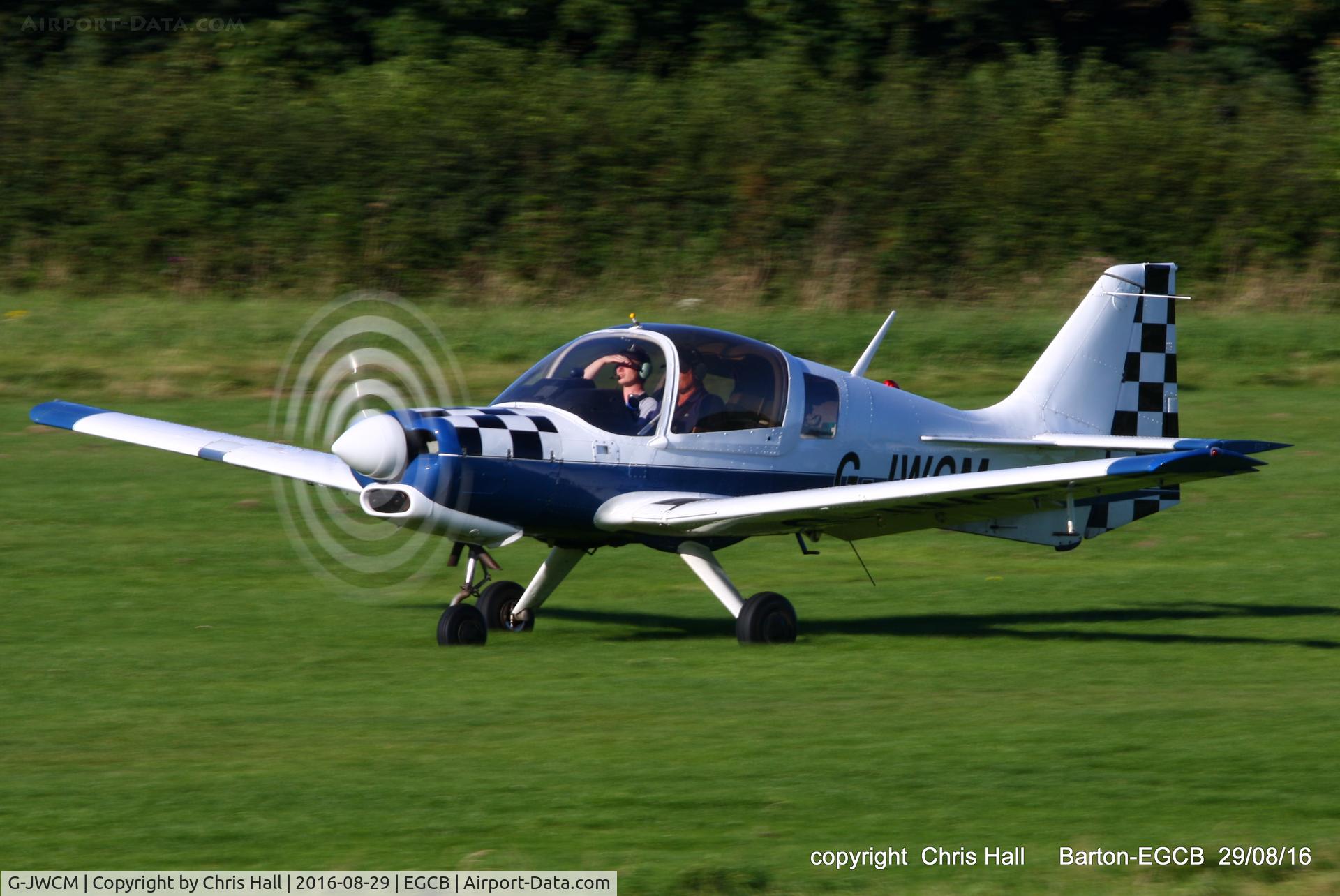 G-JWCM, 1980 Scottish Aviation Bulldog Series 120 Model 1210 C/N BH120/408, at Barton