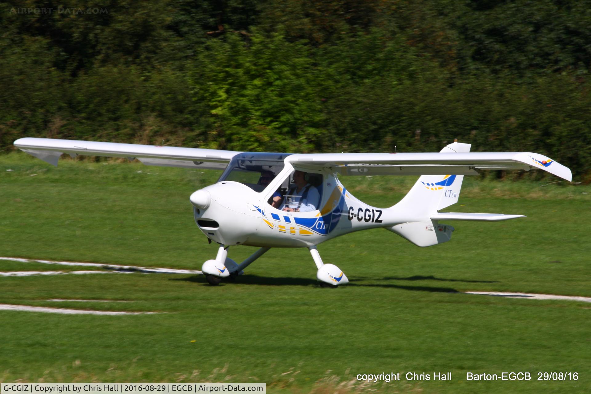 G-CGIZ, 2010 Flight Design CTSW C/N 8512, at Barton