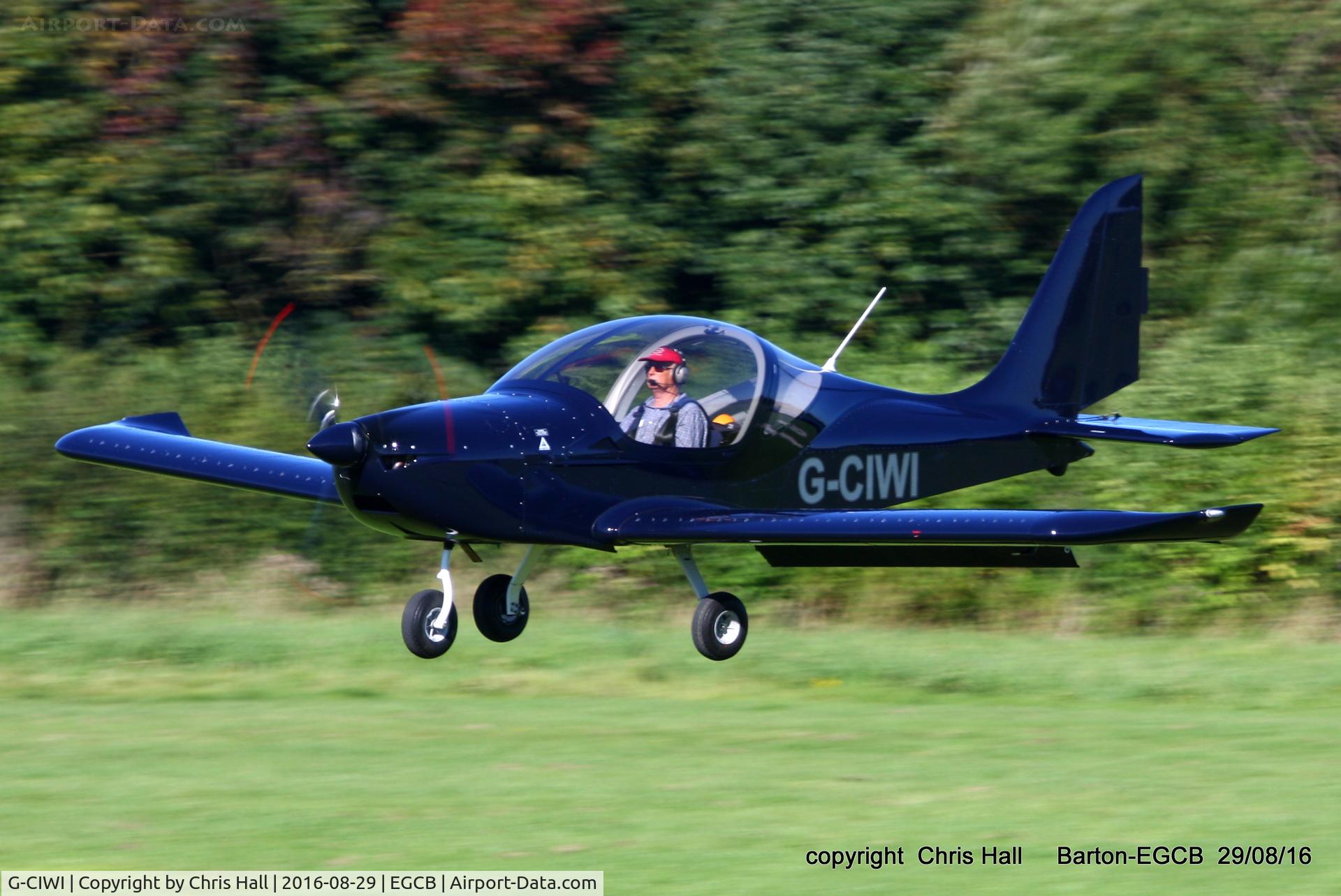 G-CIWI, 2015 Evektor EV-97 Eurostar SL C/N 2015-4227, at Barton