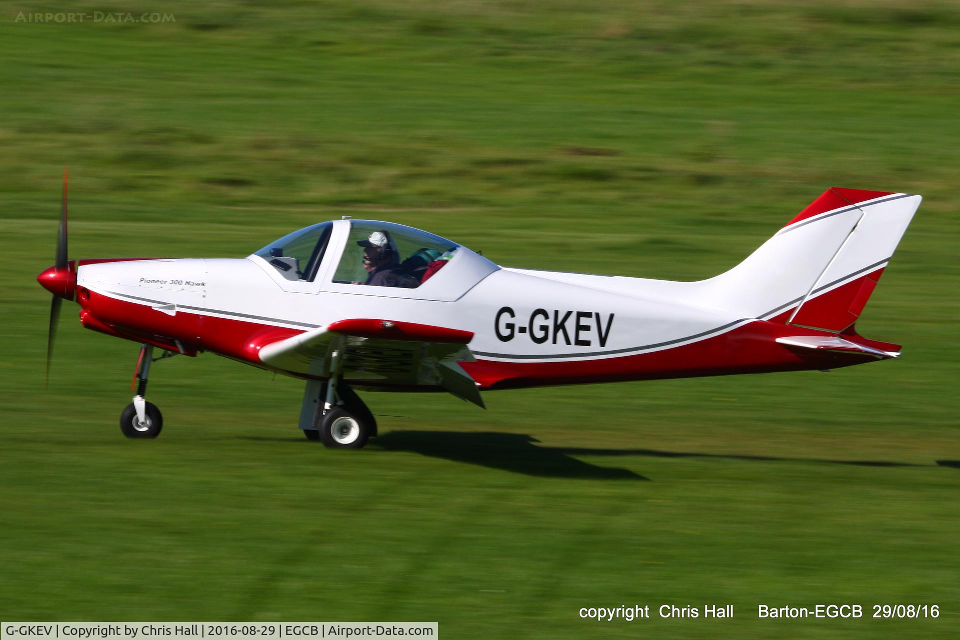 G-GKEV, 2010 Alpi Aviation Pioneer 300 Hawk C/N LAA 330A-14965, at Barton