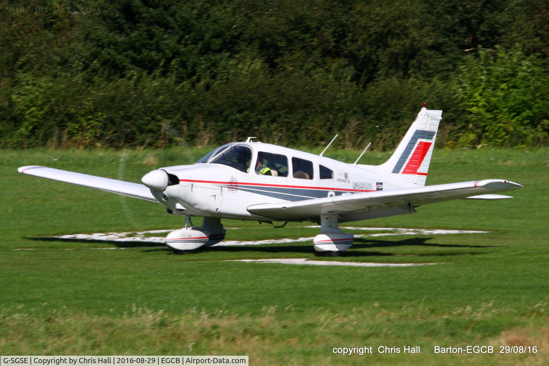 G-SGSE, 1978 Piper PA-28-181 Cherokee Archer II C/N 28-7890332, at Barton