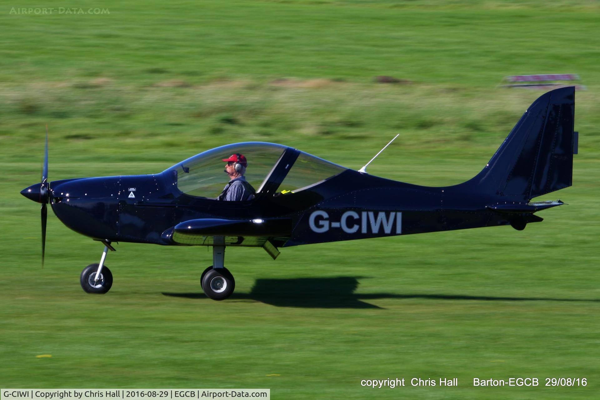 G-CIWI, 2015 Evektor EV-97 Eurostar SL C/N 2015-4227, at Barton