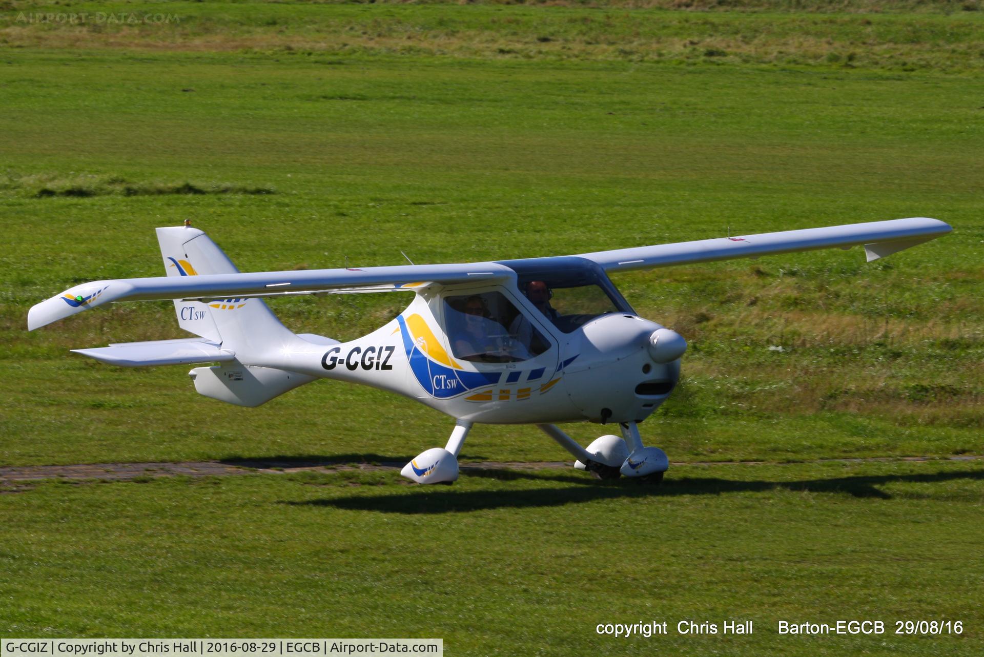 G-CGIZ, 2010 Flight Design CTSW C/N 8512, at Barton
