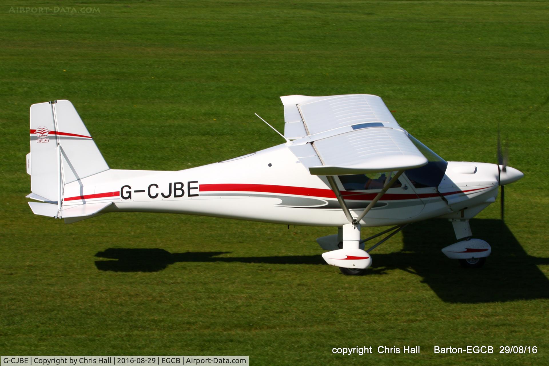 G-CJBE, 2016 Comco Ikarus C42 FB80 C/N 1511-7427, at Barton