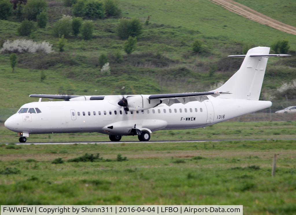 F-WWEW, 2016 ATR 72-600 (72-212A) C/N 1316, C/n 1316 - For TAP Portugal as CS-DJG