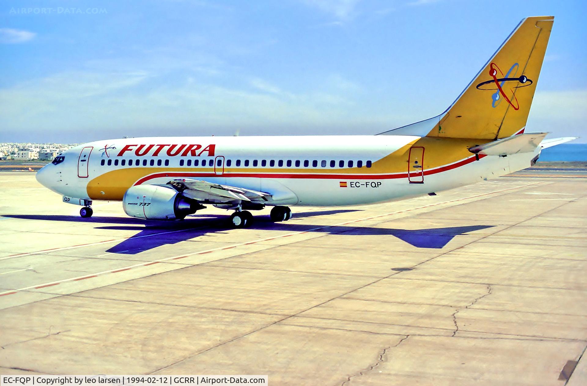 EC-FQP, 1987 Boeing 737-348 C/N 23809, Lanzarote 12.2.94