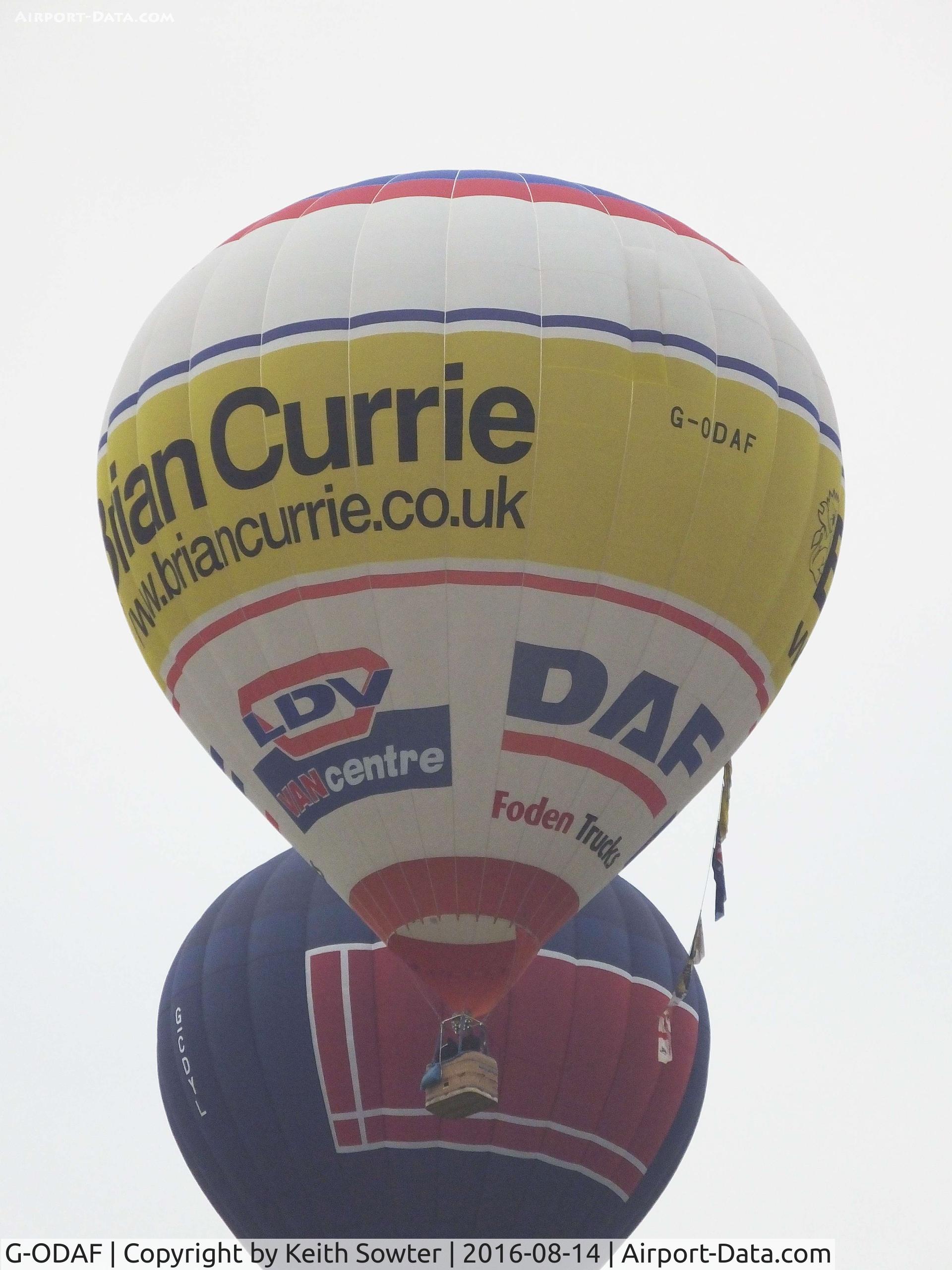 G-ODAF, 2005 Lindstrand Hot Air Balloons Ltd LBL 105A C/N 1042, Bristol Balloon Fiesta