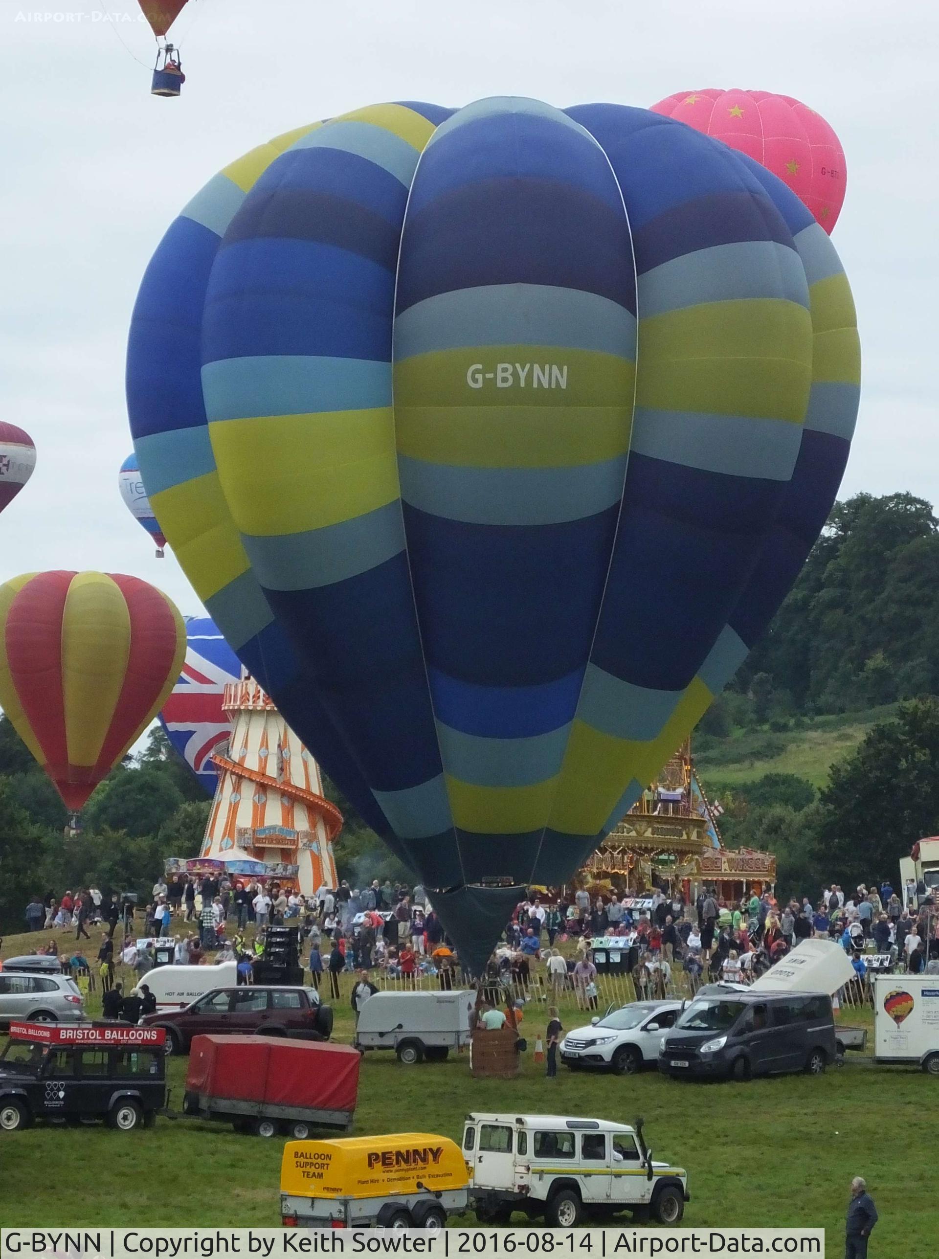 G-BYNN, 1999 Cameron Balloons V-90 C/N 4643, Bristol Balloon Fiesta