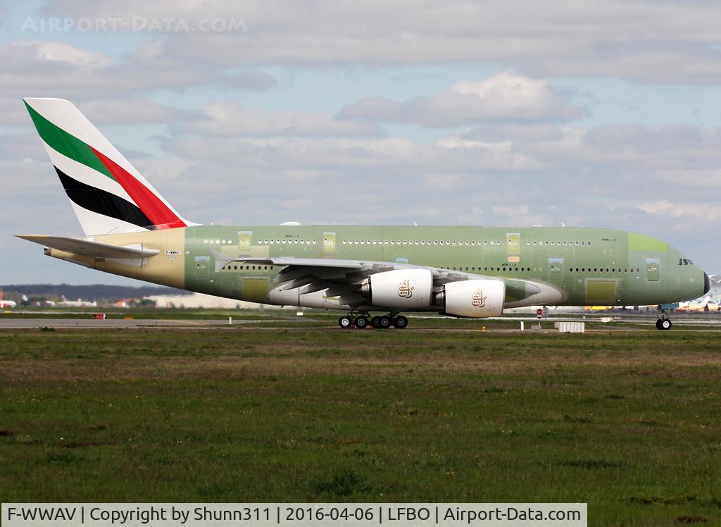 F-WWAV, 2016 Airbus A380-861 C/N 218, C/n 0218 - For Emirates as A6-EUF