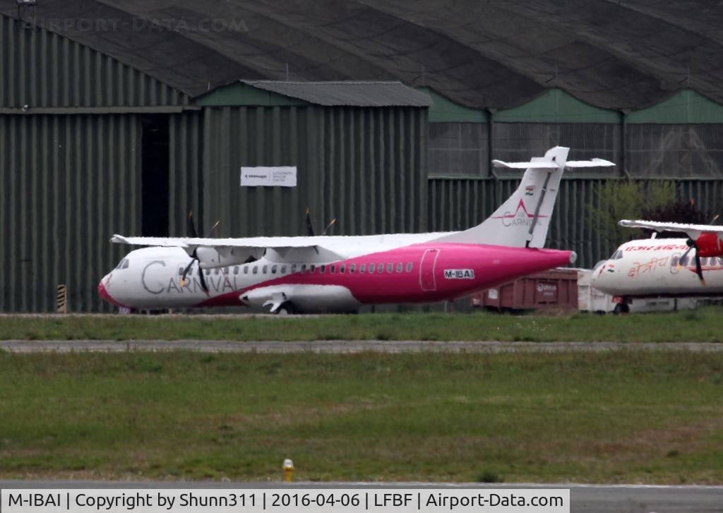 M-IBAI, 2007 ATR 72-212A C/N 767, New operator for this ATR72-500 ex. Kingfisher Airlines : Air Carnival
