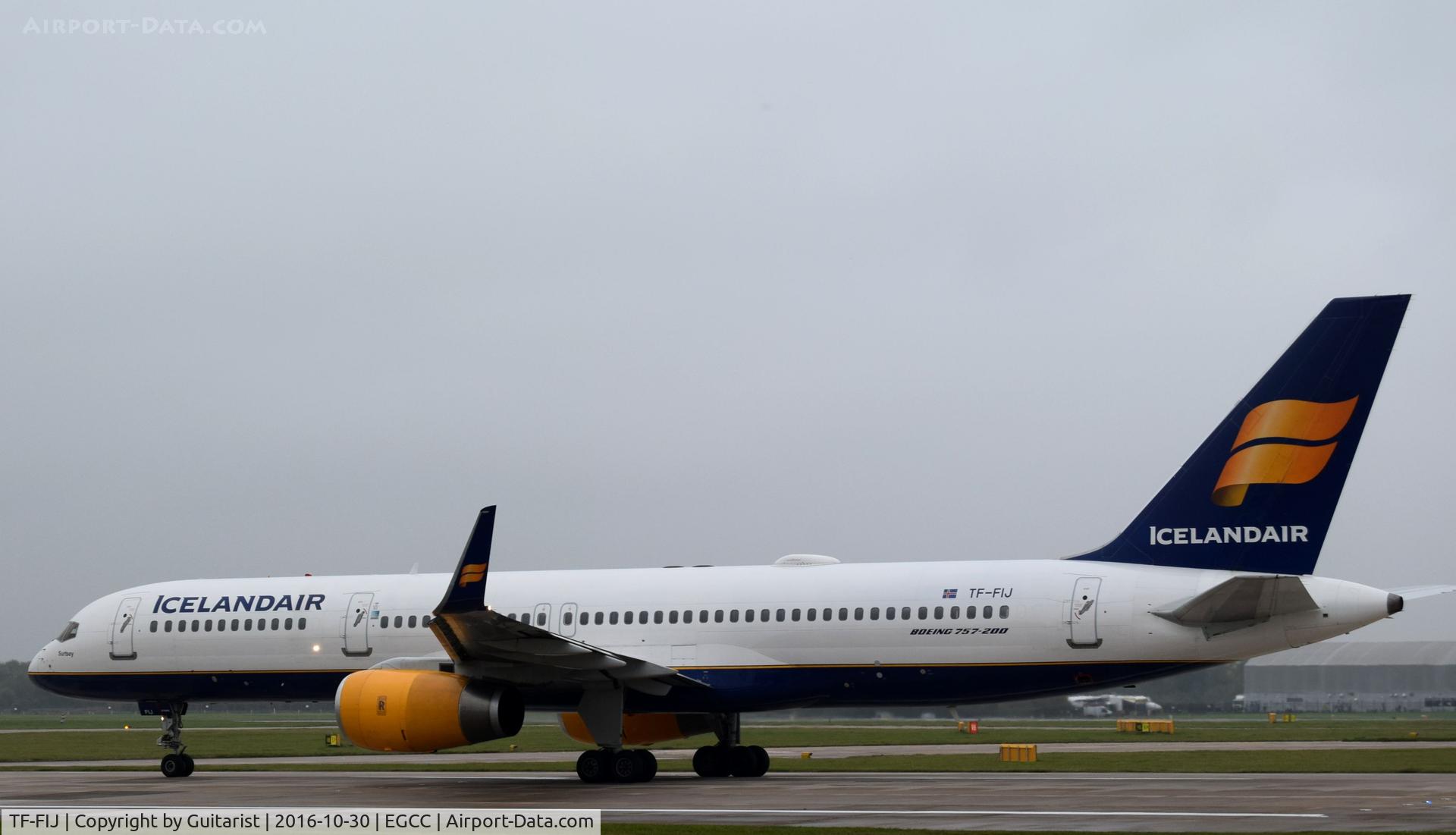 TF-FIJ, 1991 Boeing 757-208 C/N 25085, At Manchester