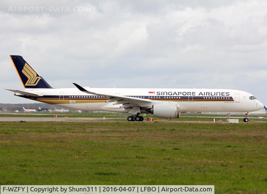 F-WZFY, 2016 Airbus A350-941 C/N 030, C/n 0030 - To be 9V-SMB