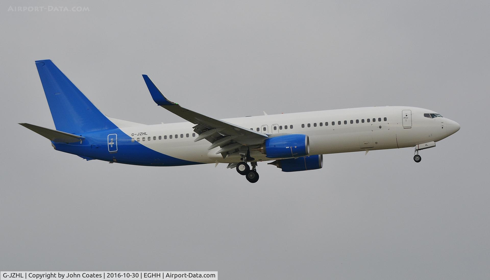 G-JZHL, 2016 Boeing 737-8MG C/N 63568, Arriving to have titles and logos applied