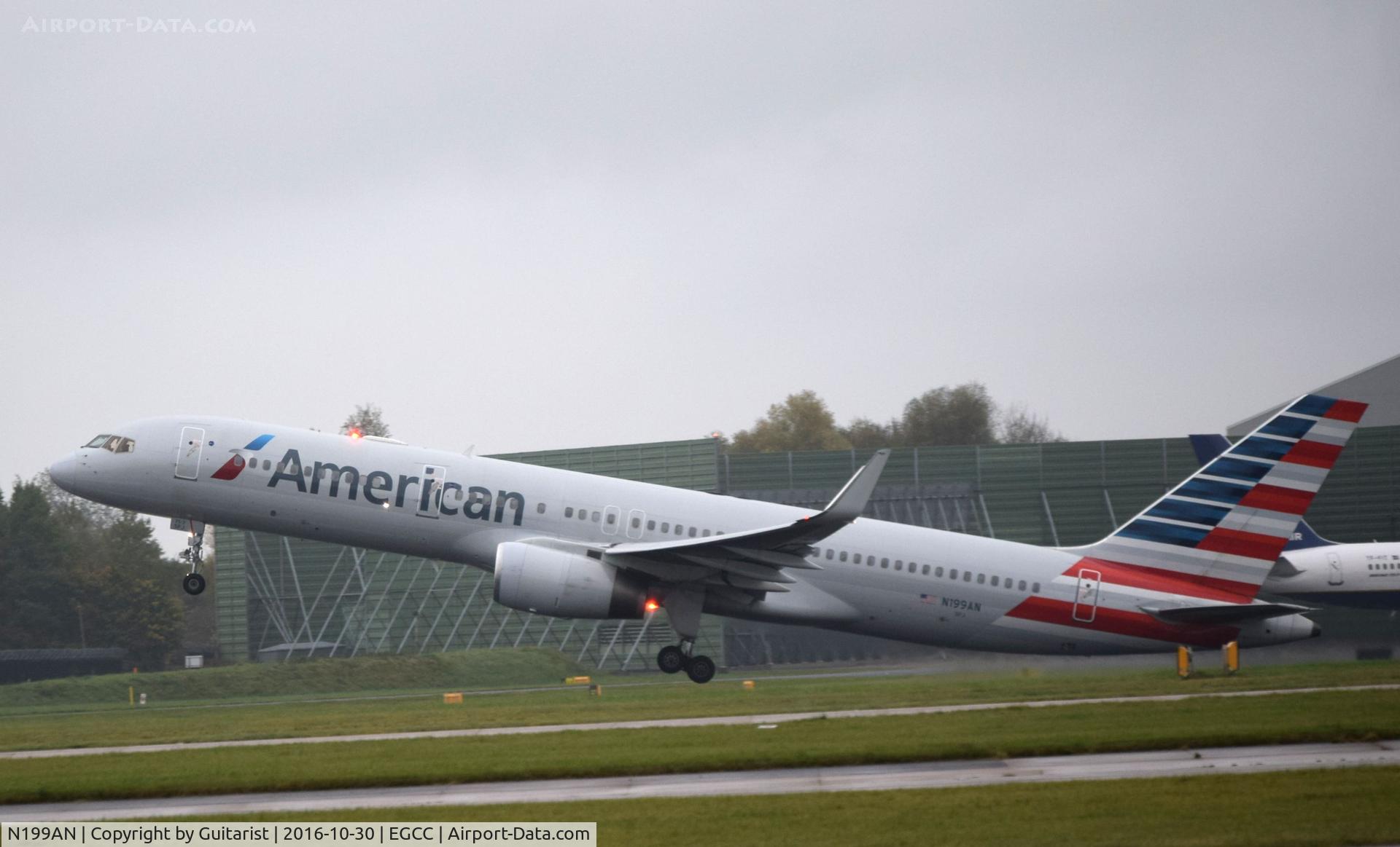 N199AN, 2001 Boeing 757-223 C/N 32393, At Manchester