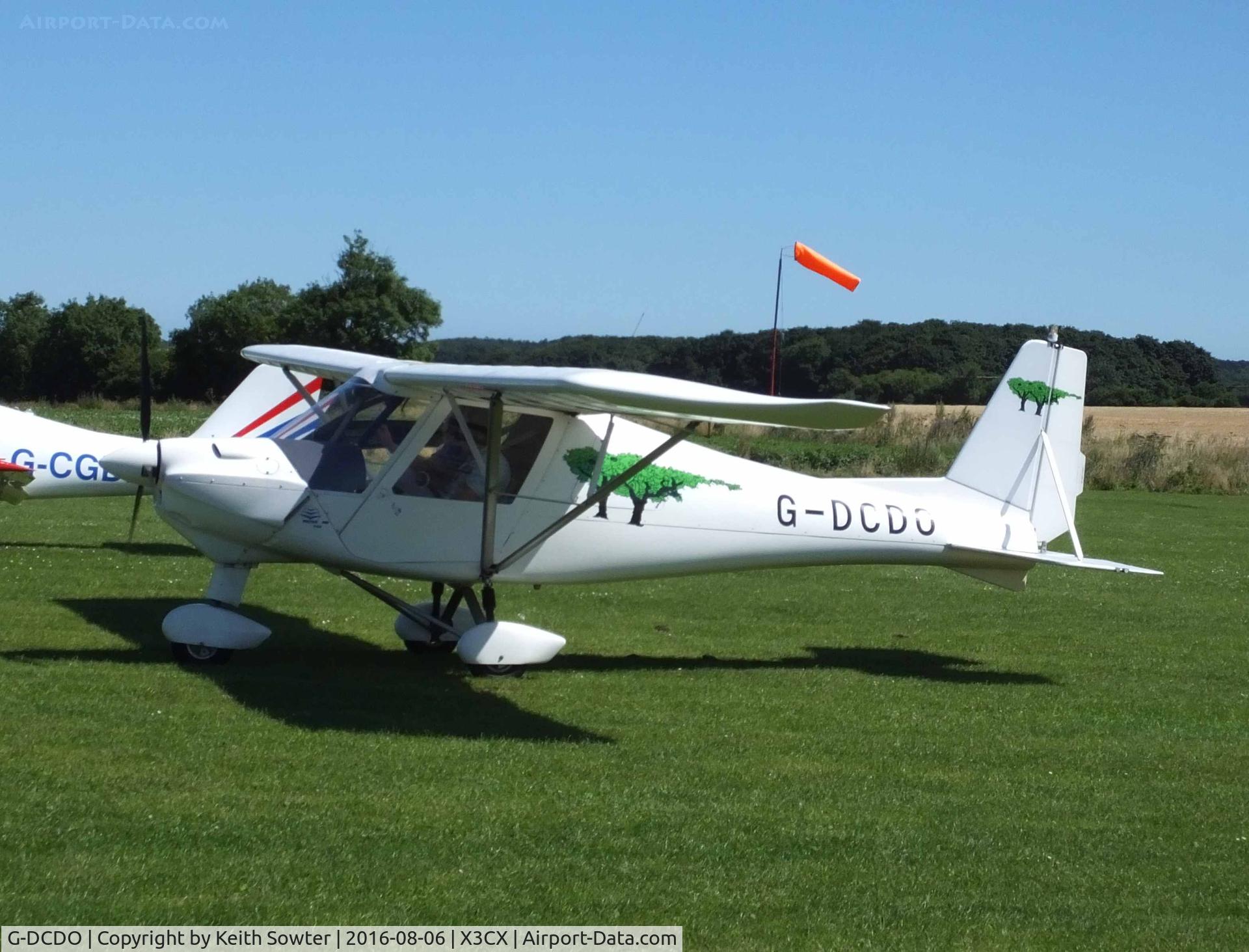 G-DCDO, 2010 Comco Ikarus C42 FB80 C/N 1008-7115, visiting aircraft