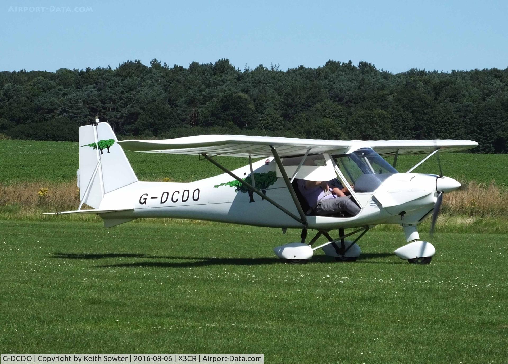 G-DCDO, 2010 Comco Ikarus C42 FB80 C/N 1008-7115, visiting aircraft