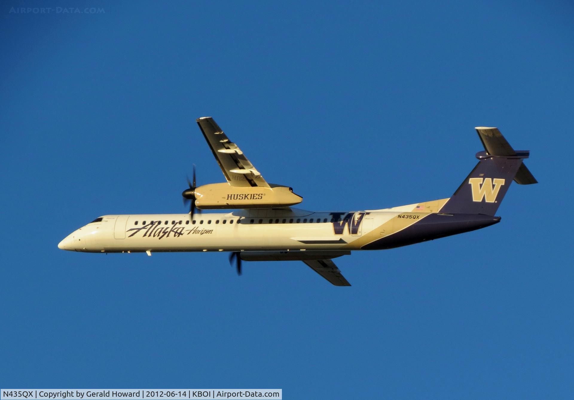 N435QX, 2008 Bombardier DHC-8-402 Dash 8 C/N 4232, Departed RWY 10L.