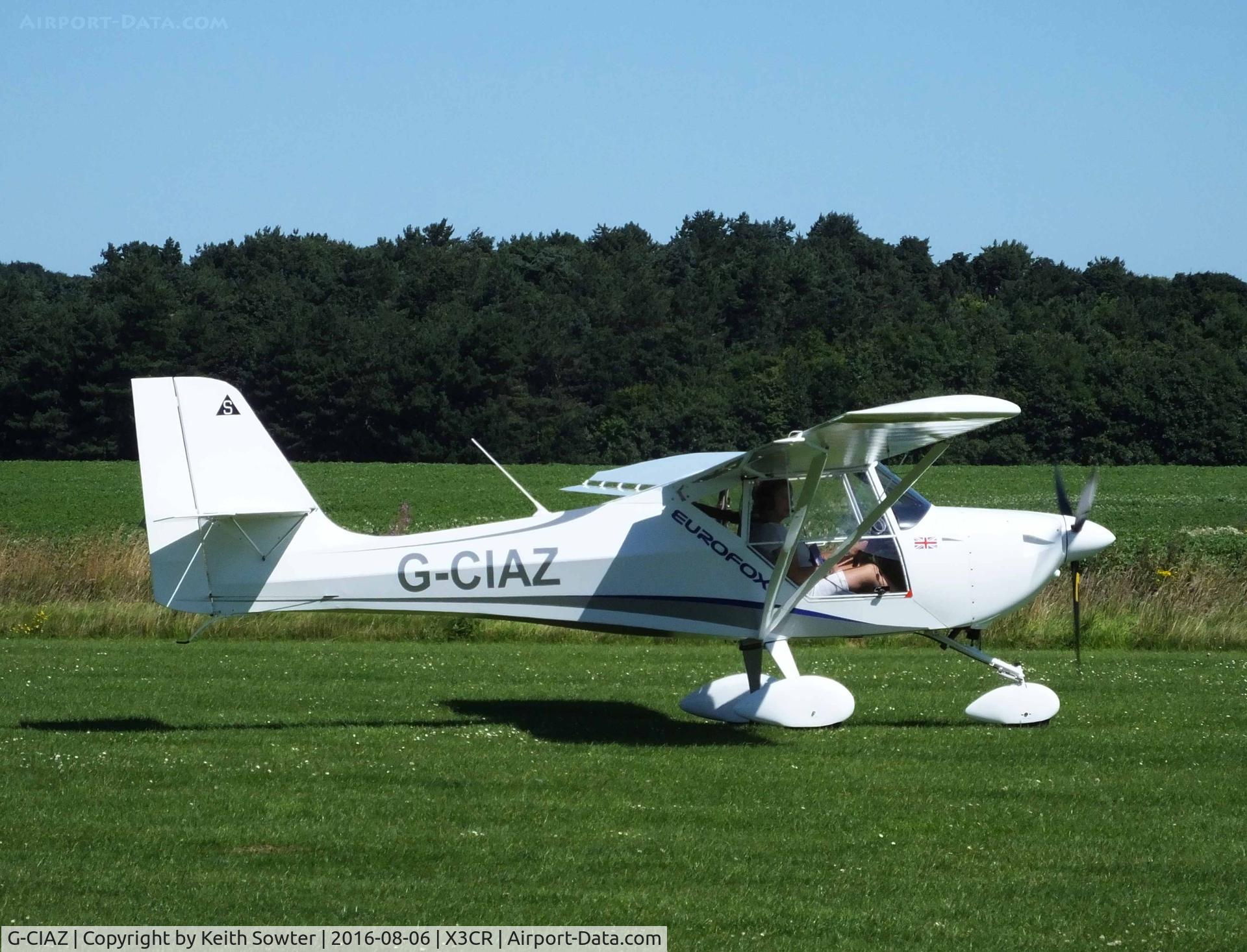 G-CIAZ, 2013 Aeropro Eurofox 912(1) C/N BMAA/HB/631, visiting aircraft