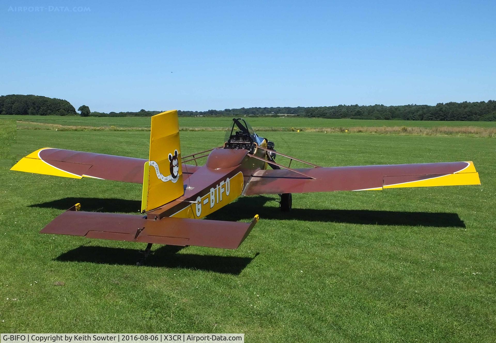 G-BIFO, 1982 Evans VP-1 Volksplane C/N PFA 062-10411, visiting aircraft