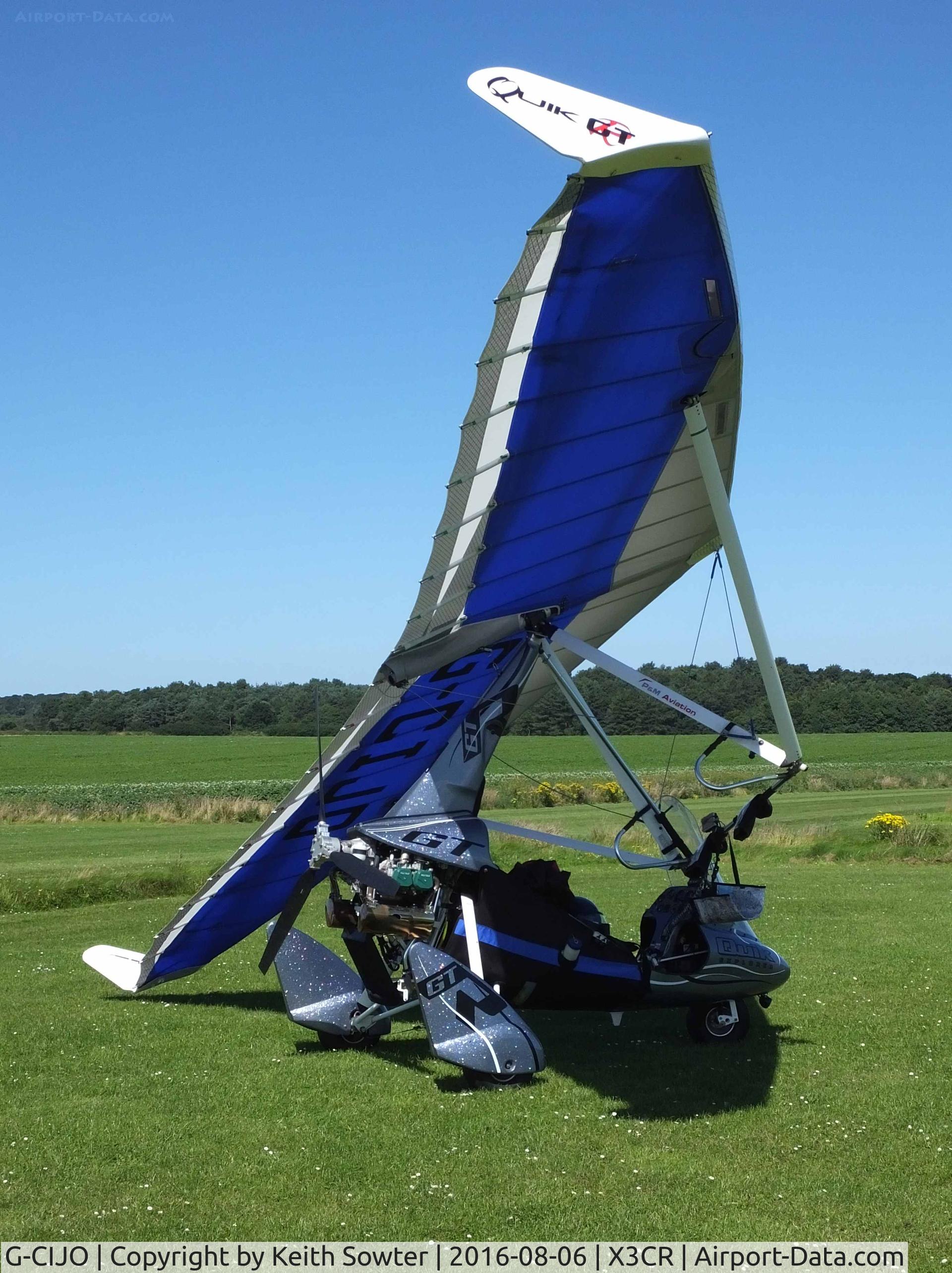 G-CIJO, 2014 P&M Aviation Quik GTR C/N 8702, visiting aircraft