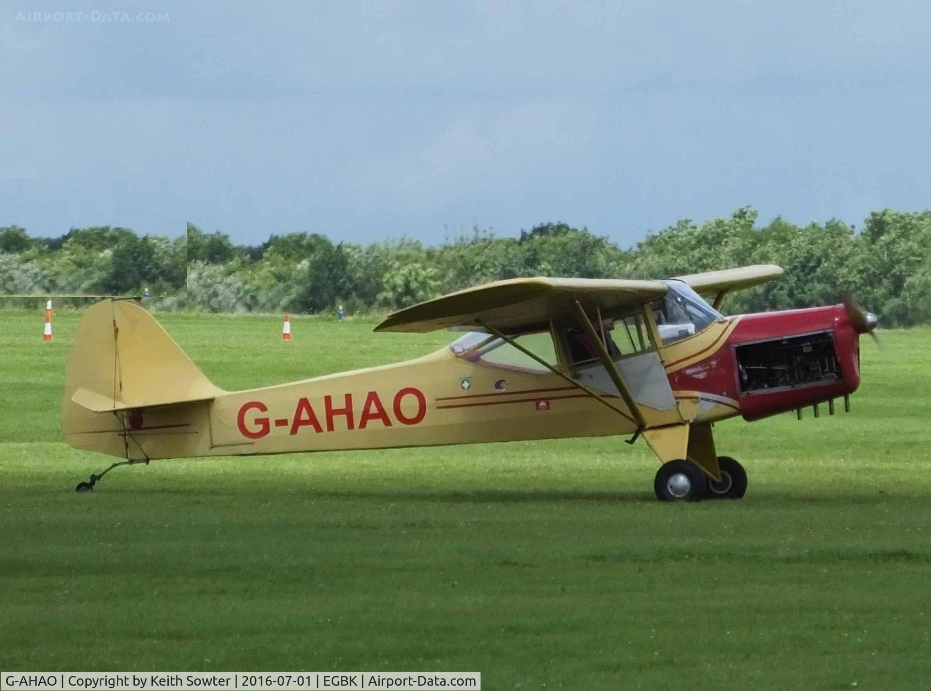 G-AHAO, 1946 Auster J-1 Autocrat C/N 1886, visiting aircraft