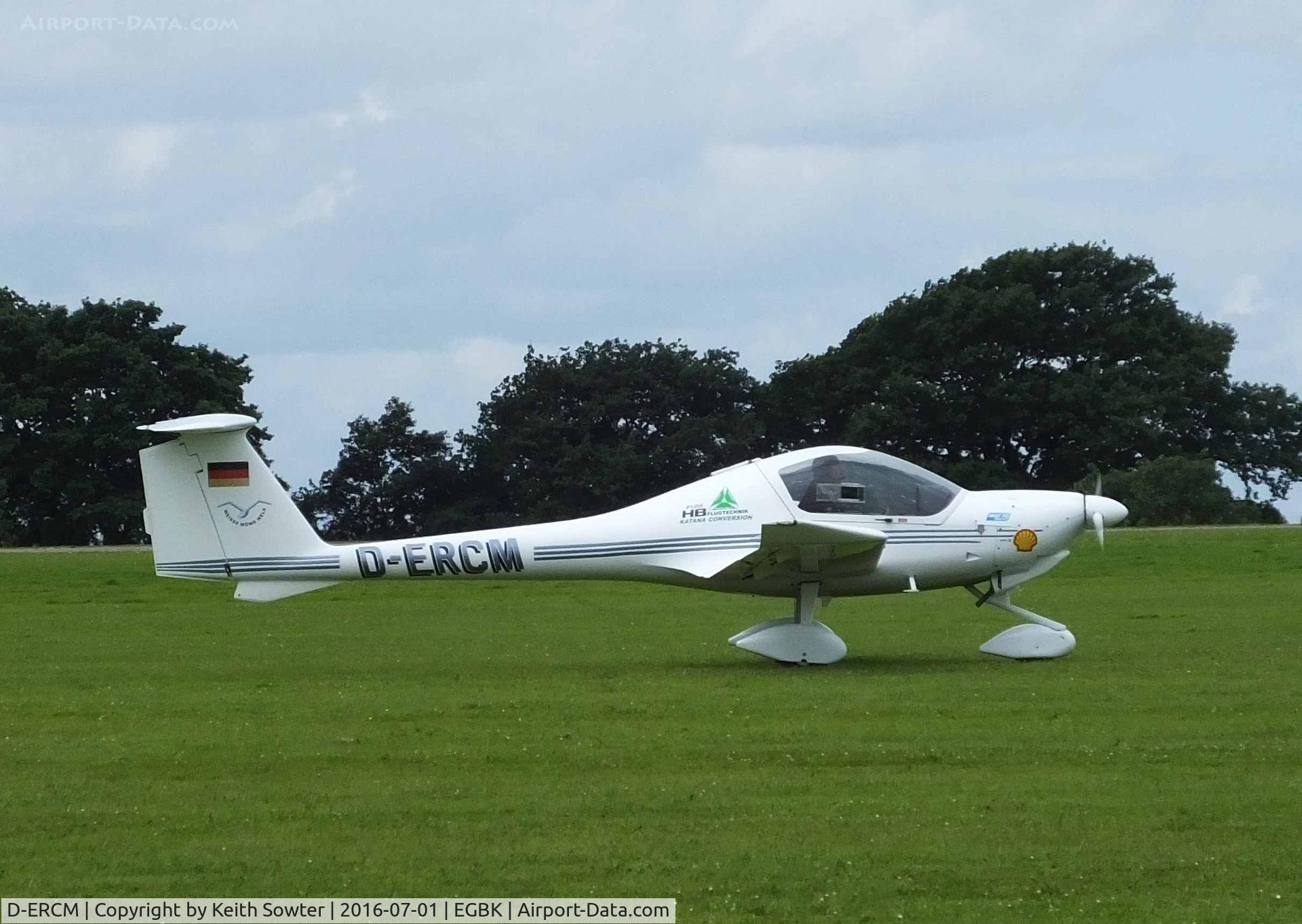 D-ERCM, Diamond DA-20A-1 Katana C/N 10243, visiting aircraft