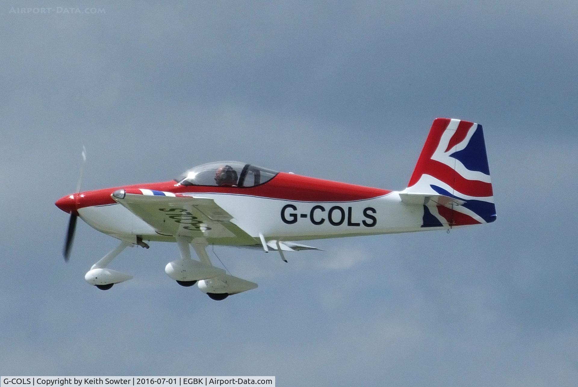 G-COLS, 2004 Vans RV-7A C/N PFA 323-14312, visiting aircraft