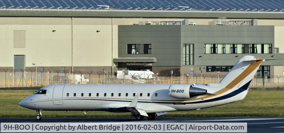 9H-BOO, 2005 Bombardier Challenger 850 (CL-600-2B19) C/N 8051, Arriving from Luton.
