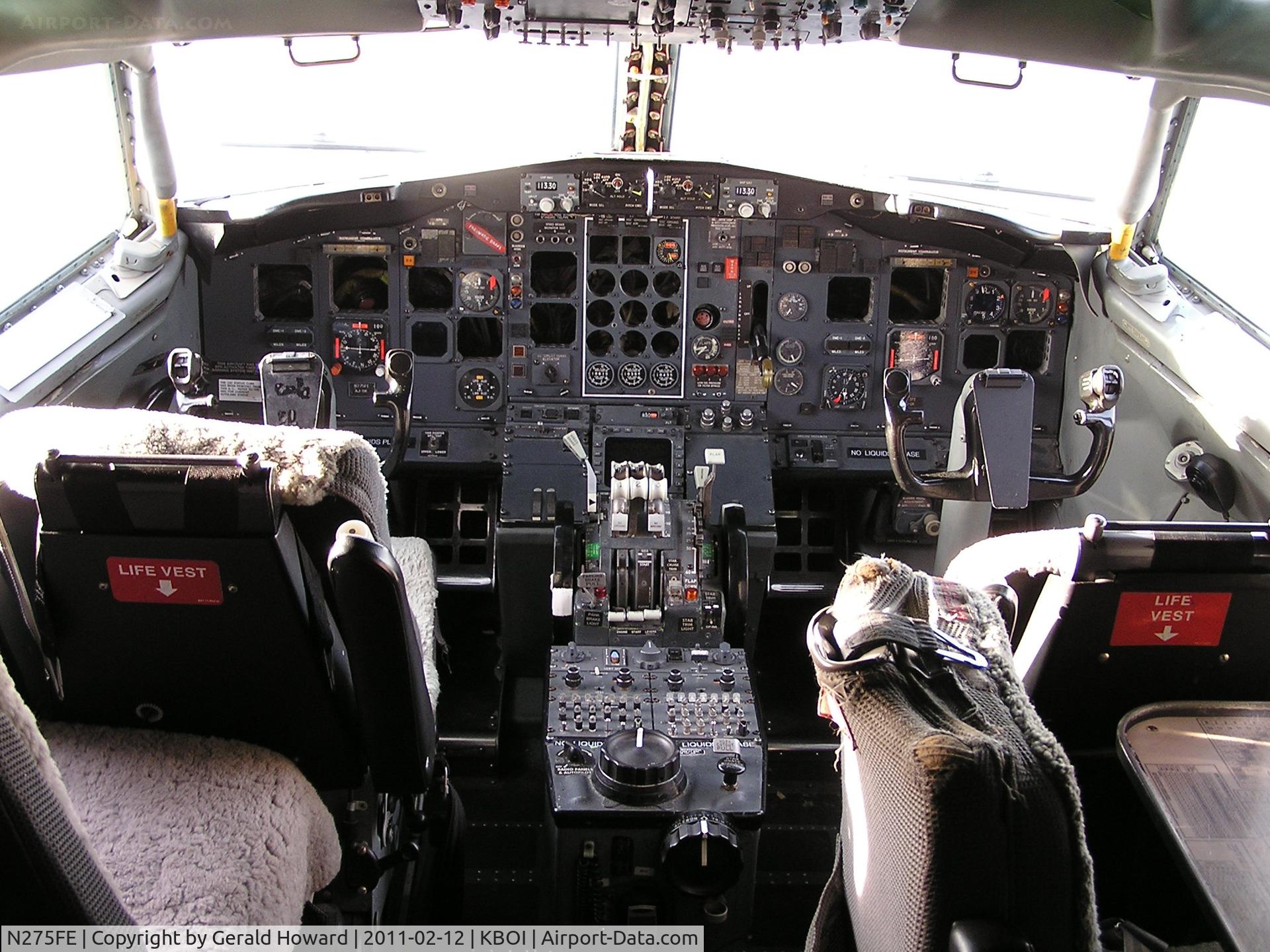 N275FE, 1980 Boeing 727-233F C/N 22040, Interior just about stripped.