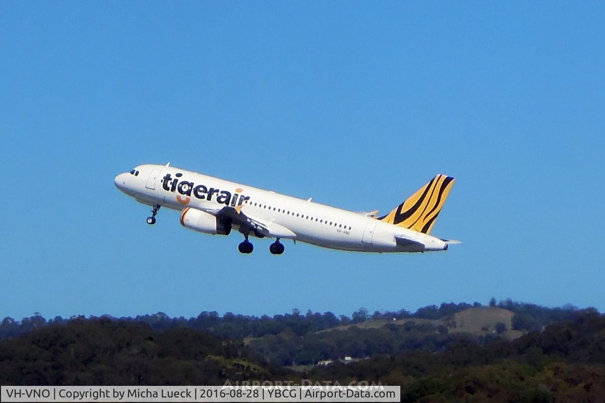 VH-VNO, 2009 Airbus A320-232 C/N 4053, At Coolangatta