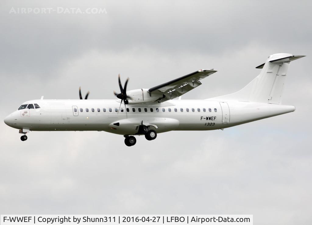F-WWEF, 2016 ATR 72-600 (72-212A) C/N 1323, C/n 1323 - For TAP Portugal as CS-DJH