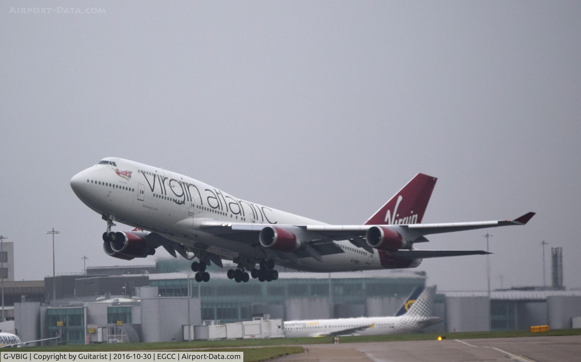 G-VBIG, 1996 Boeing 747-4Q8 C/N 26255, At Manchester