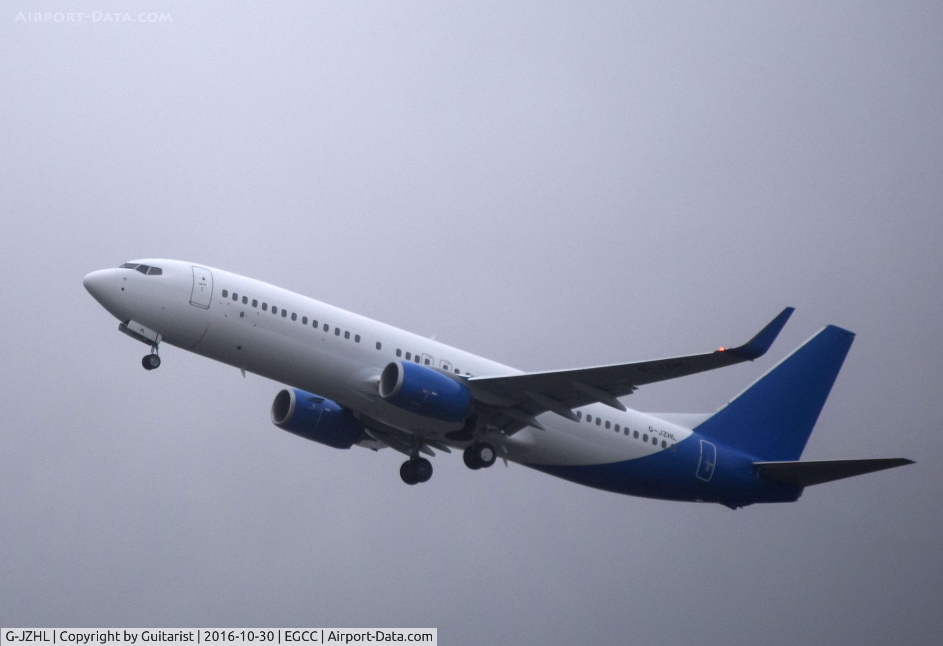 G-JZHL, 2016 Boeing 737-8MG C/N 63568, At Manchester
