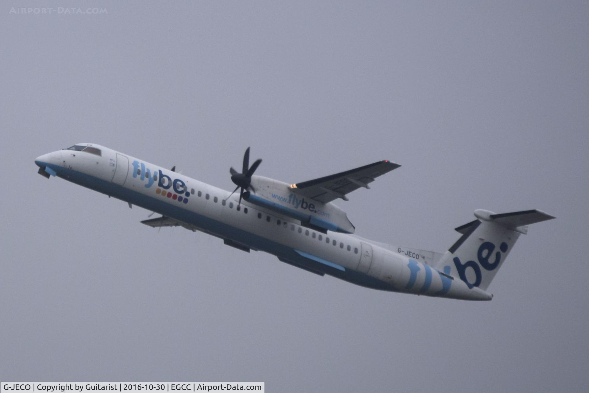 G-JECO, 2006 De Havilland Canada DHC-8-402Q Dash 8 C/N 4126, At Manchester