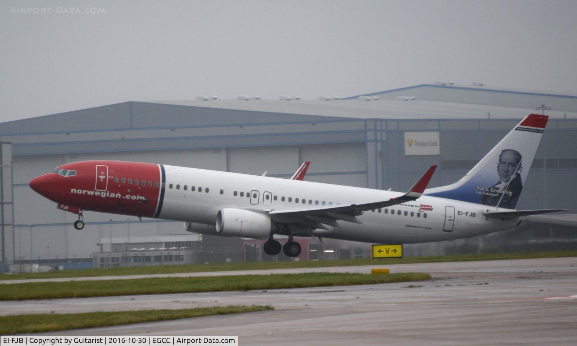 EI-FJB, 2015 Boeing 737-8JP C/N 42081, At Manchester