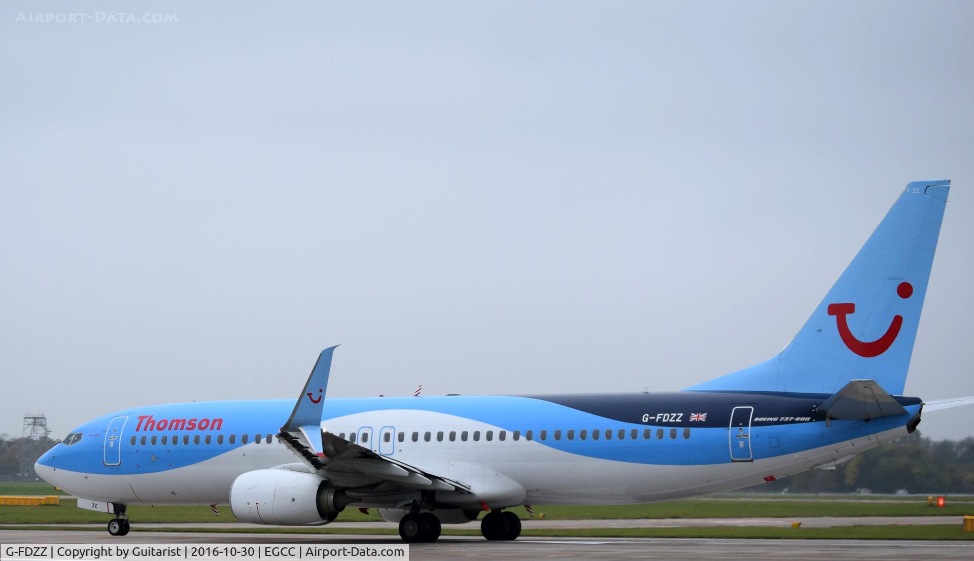 G-FDZZ, 2011 Boeing 737-8K5 C/N 37262, At Manchester