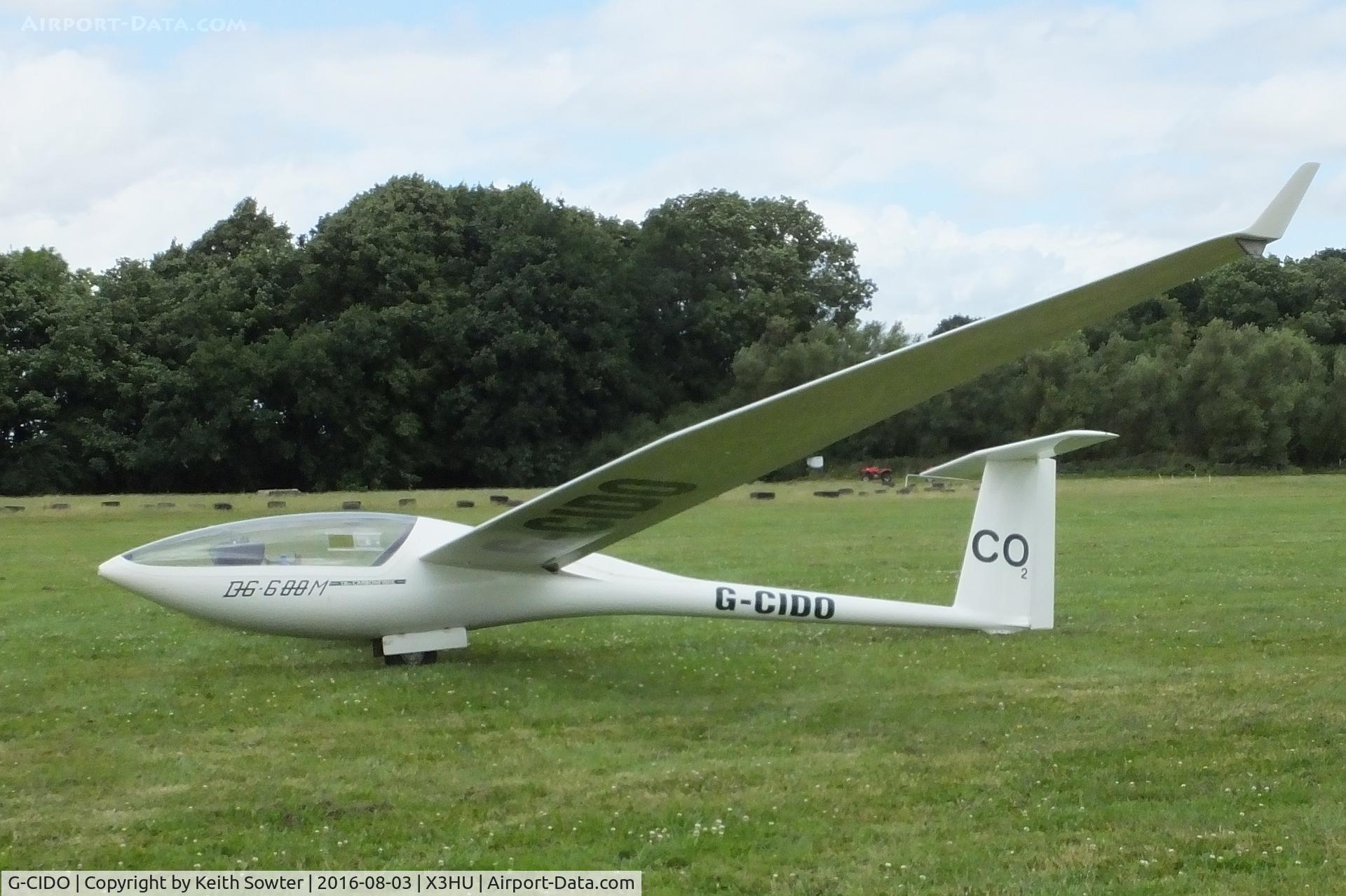G-CIDO, 1990 Glaser-Dirks DG-600/18M C/N 6-54M8, Glider Comp