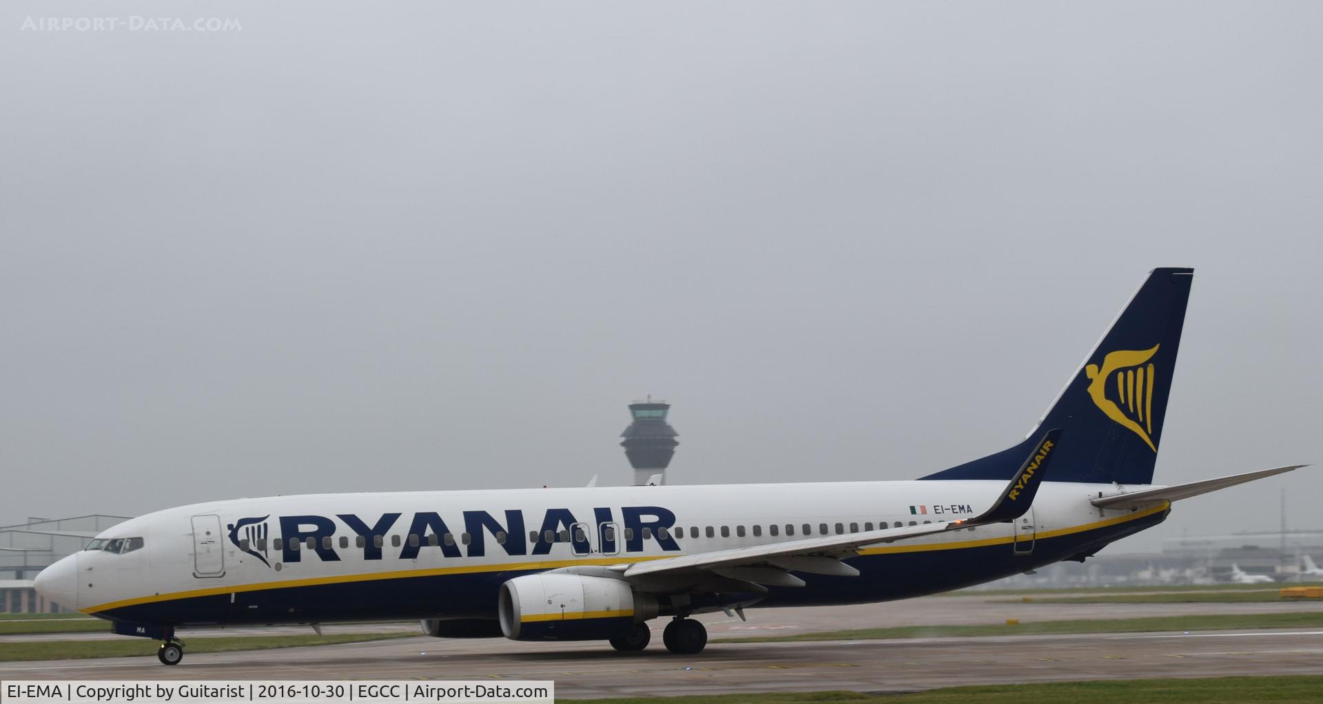 EI-EMA, 2010 Boeing 737-8AS C/N 35032, At Manchester
