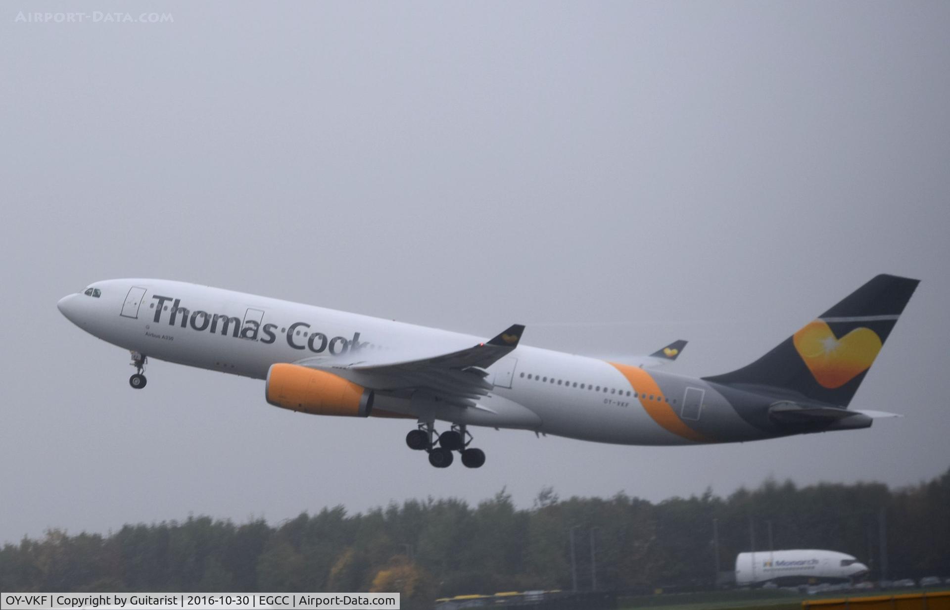 OY-VKF, 1999 Airbus A330-243 C/N 309, At Manchester