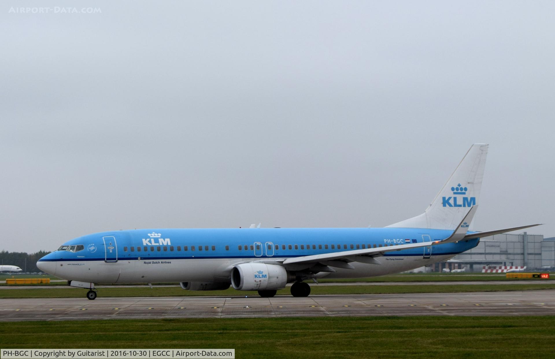 PH-BGC, 2008 Boeing 737-8K2 C/N 30361, At Manchester