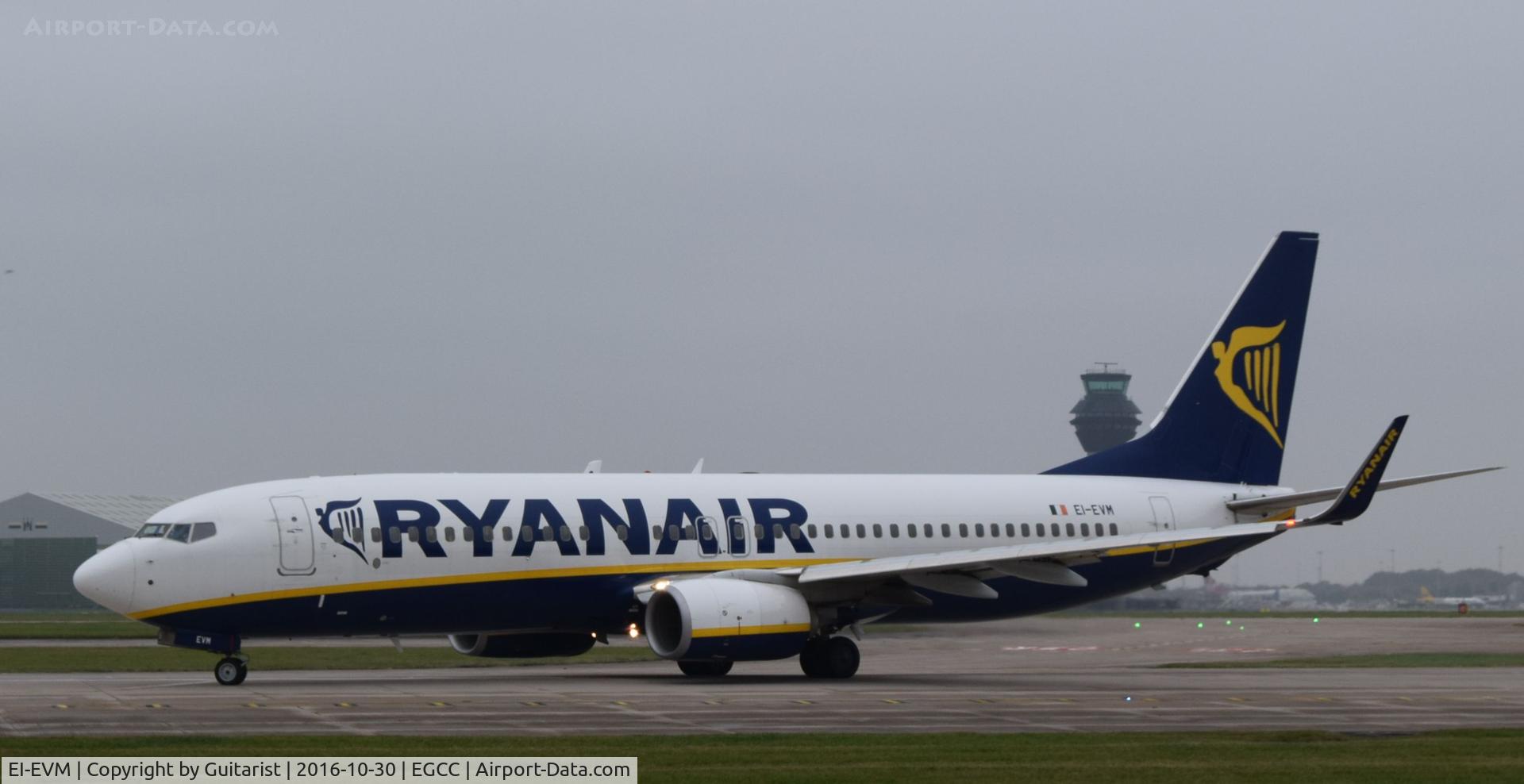 EI-EVM, 2012 Boeing 737-8AS C/N 40296, At Manchester
