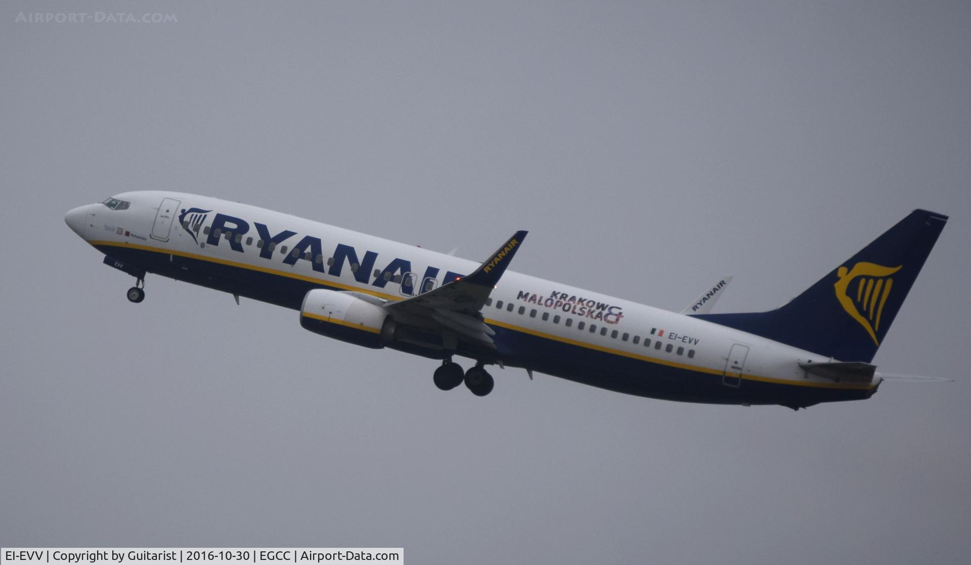 EI-EVV, 2012 Boeing 737-8AS C/N 40314, At Manchester