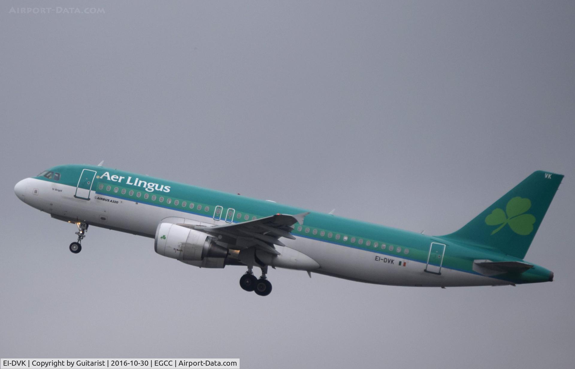 EI-DVK, 2011 Airbus A320-214 C/N 4572, At Manchester