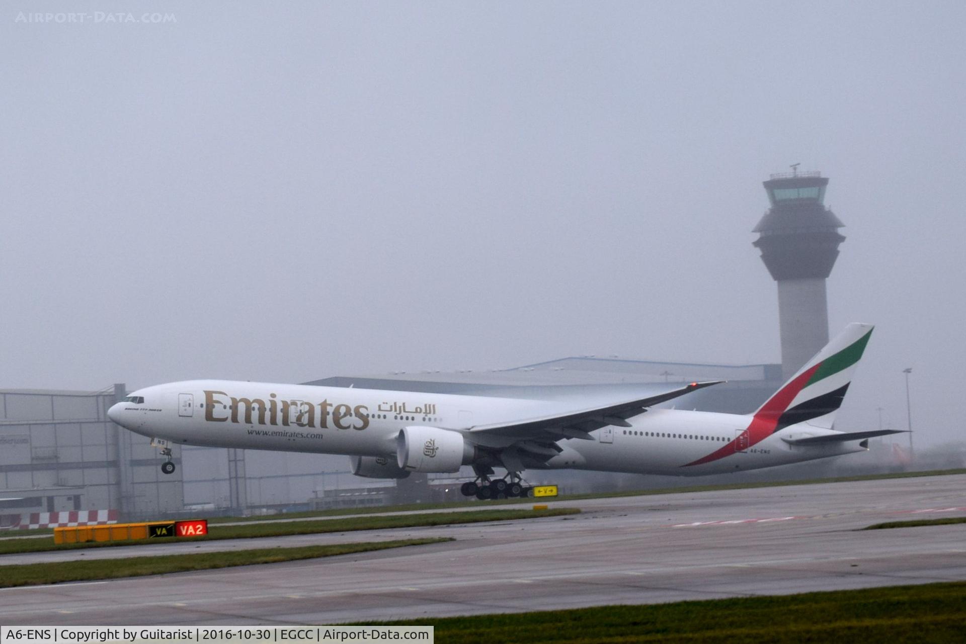 A6-ENS, 2014 Boeing 777-31H/ER C/N 41365, At Manchester
