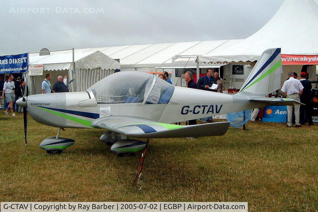 G-CTAV, 2004 Cosmik EV-97 TeamEurostar UK C/N 2129, Evektor EV-97 Eurostar [2004-2129] Kemble~G 02/07/2005