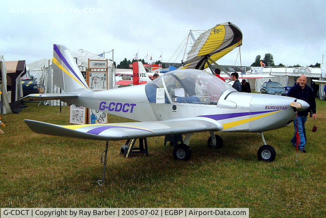 G-CDCT, 2004 Cosmik EV-97 TeamEurostar UK C/N 2117, Evektor EV-97 Eurostar [2004-2117] Kemble~G 02/07/2005
