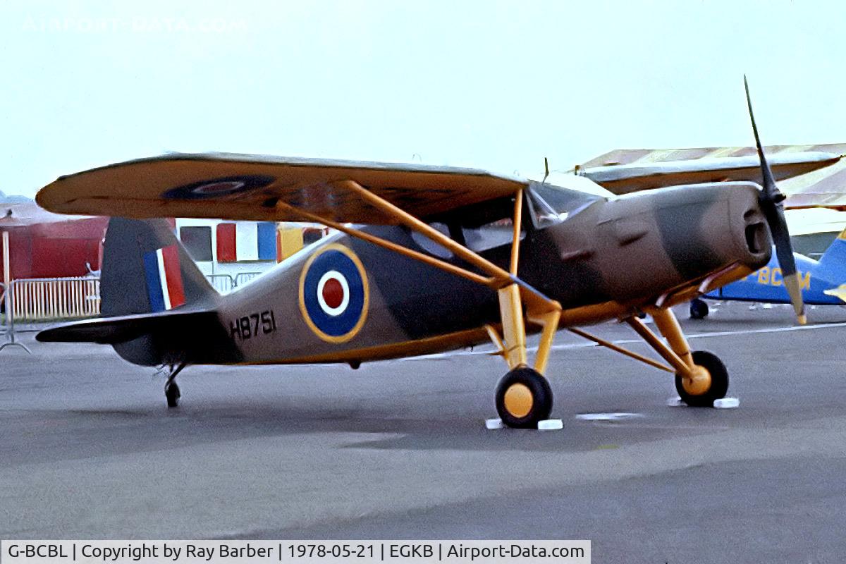 G-BCBL, 1946 Fairchild UC-61K Argus III (24R-46A) C/N 989, Fairchild UC-61K Argus [989] Biggin Hill~G 21/05/1978. From a slide.